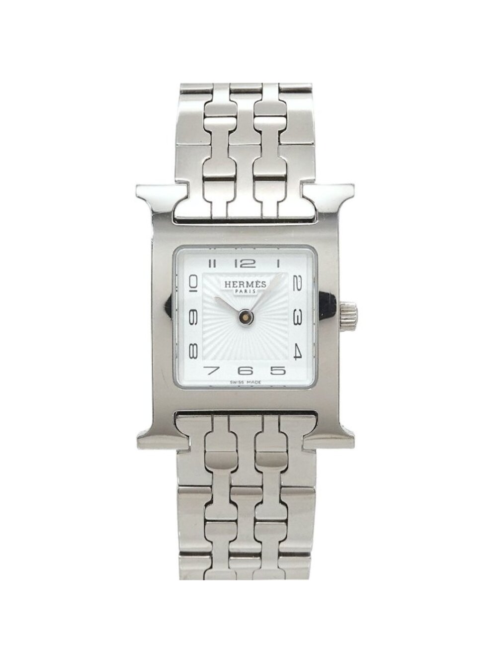 Hermes H Watch White Quartz